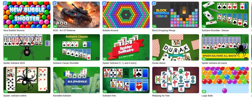 online Yandex Games