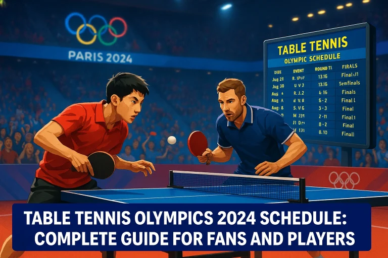 7 Key Dates in the Table Tennis Olympics 2024 Schedule You Can’t Miss