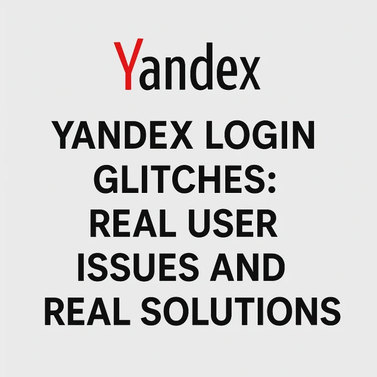 Yandex Login Glitches: Real User Issues and Real Solutions