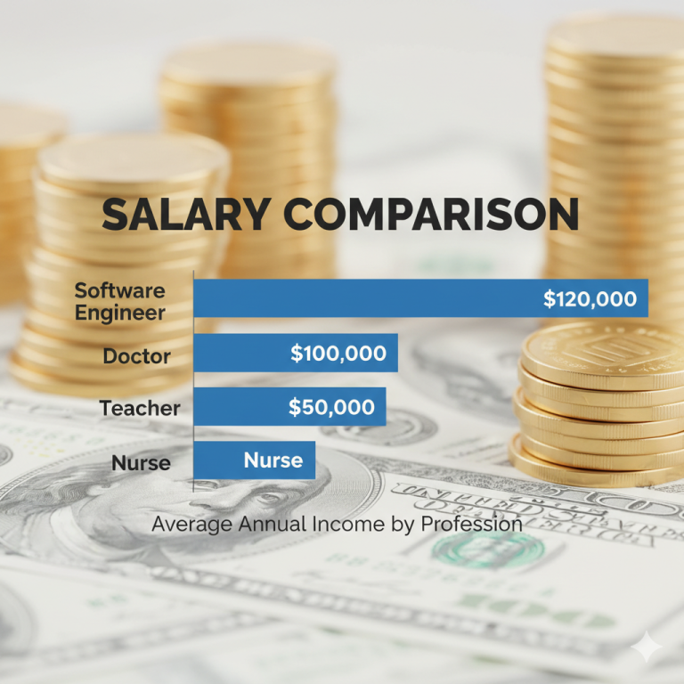 Salary Comparison: Discover the Amazing Pay Gaps Across Industries Salary Comparison: Discover the Amazing Pay Gaps Across Industries